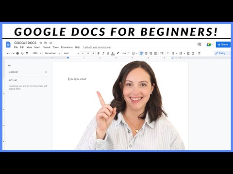 BEGINNERS GUIDE HOW TO USE GOOGLE DOCS! Learning the basics of Google Docs