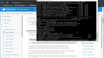 Step to install docker in CentOS 7