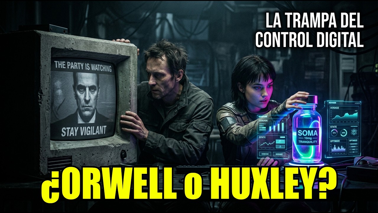 Orwell vs Huxley: La aterradora trampa del control digital moderno