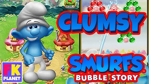 Smurfs Bubble Shooter - Clumsy freed