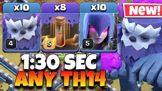 EPIC STRATEGY | Th14 Yeti Witch Quake Attack Strategy | Th14 Yeti Witch | Best Th14 Attack Strategy