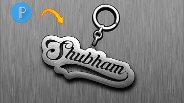 How To Create Key Chain Name Text In PixelLab 2021 | sr editor