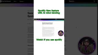 This Spotify Ai feature is soo usefull #music #podcast #viral #ai #clips