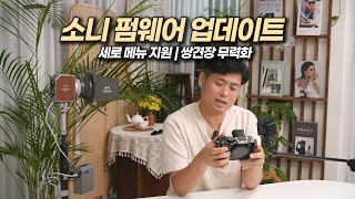 소니 세로 메뉴, 쌍견장 무력화 펌웨어 업데이트