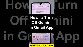 How to Turn Off Gemini in Gmail App - iPhone, Android, & Samsung