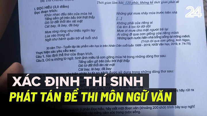 Chấm thi môn ngữ văn của tỉnh ha nam