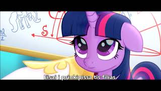 Princess Celestia Gives Twilight Some Good Advice Greek Subles