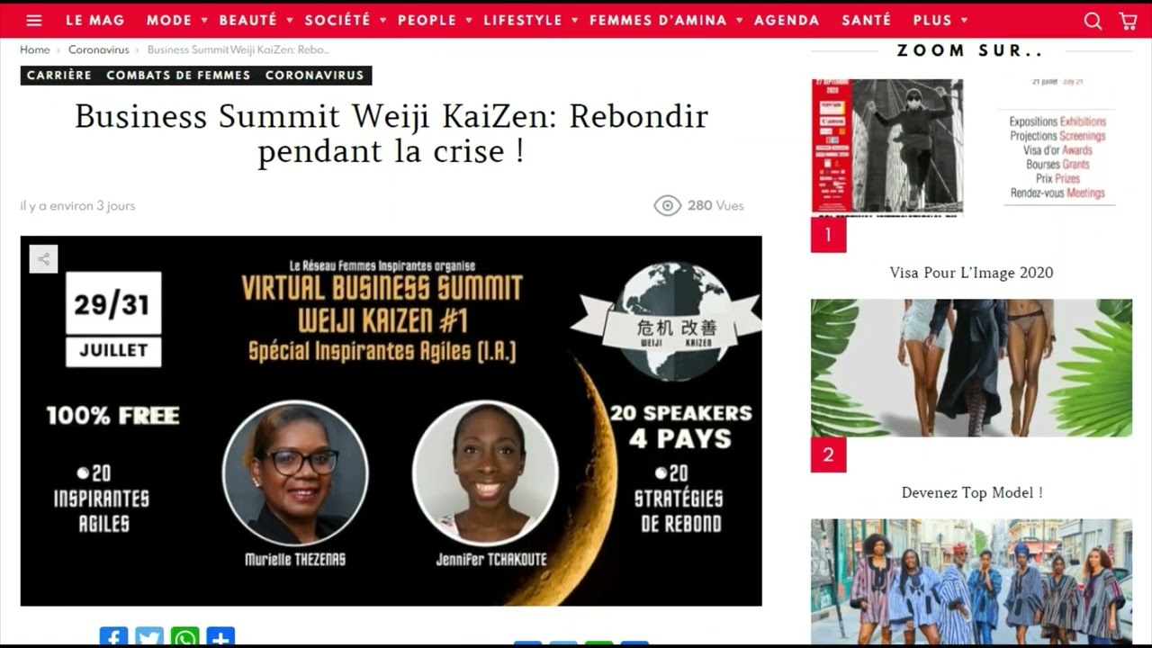 Amina Mag : Business Summit Weiji KaiZen 202à