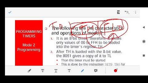 Unit 3 Lecture2: 8051 Timer Part 2