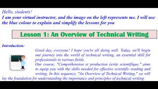 Information Technical English UFC 2nd Year | Lesson 1: An Overview of Technical Writing Guide