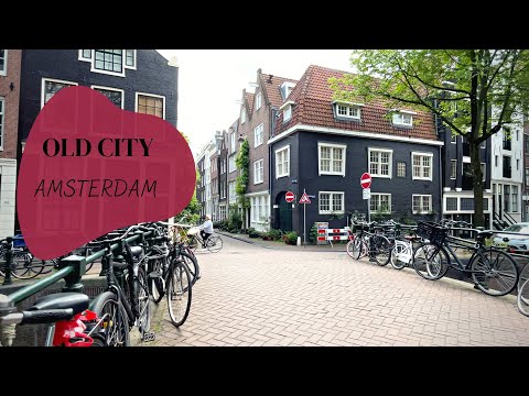 A Walk in the Old City Amsterdam -- 4K