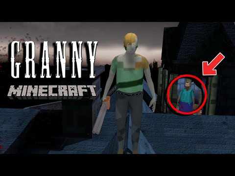 GRANNY STEVE OLDU! - Granny 3 (Minecraft Mod BETA)