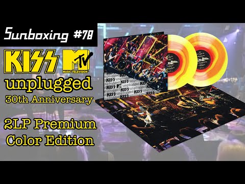 Unboxing the KISS - MTV Unplugged 30th Anniversary 2LP Premium Color Edition (Sunboxing #78)