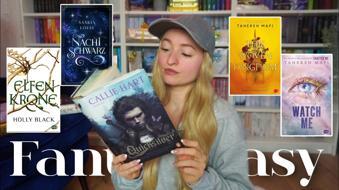 Reading only Fantasy for a month | Insta entscheidet was ich lese hype TikTok Bücher → Leseflaute 