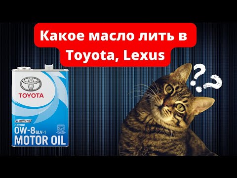 Какое масло лить в Toyota/Lexus