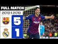 FC Barcelona vs Real Madrid (5-1) J10 2018/2019 - FULL MATCH