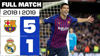 FC Barcelona vs Real Madrid (51) Matchday 10 2018/2019  FULL MATCH