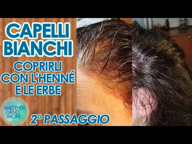 COPRIRE I CAPELLI BIANCHI NATURALMENTE - 2° Passaggio - Henné, Erbe  Tintorie - {Another and More} - YouTube