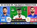 Mi vs rcb dream11 mi vs rcb dream11 prediction mumbai indians vs royal challengers bengaluru ipl