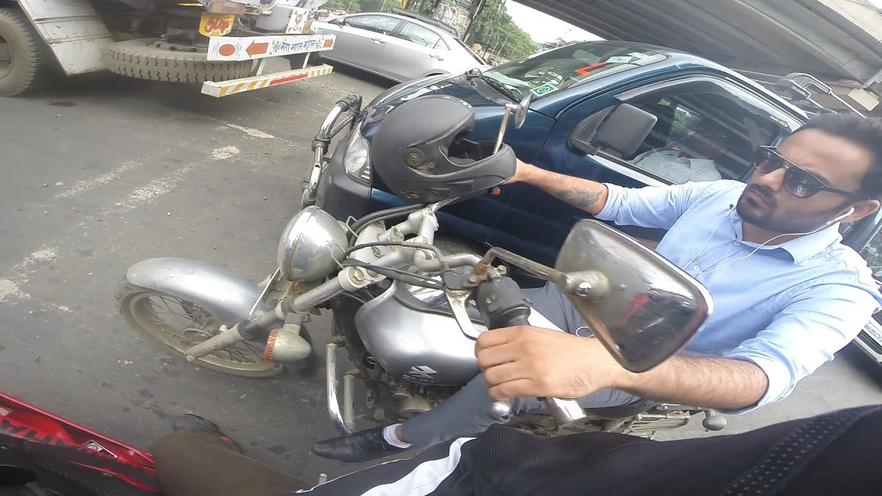 Helmetless rider - Instant karma - YouTube