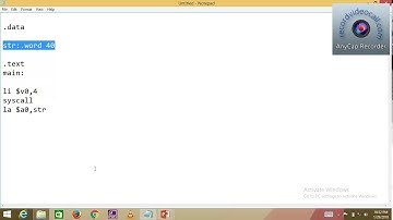 Lecture 9 C User String Input(MIPS. Assembly Language, Machine Generated code)