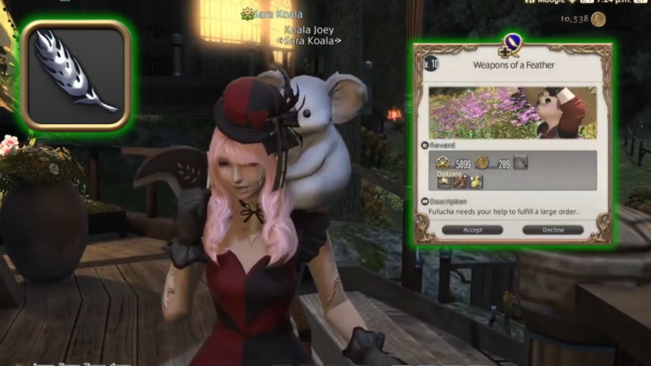 QQ FFXIV Botanist Lvl 10 Weapons Of A Feather YouTube Qq ffxiv botanist lvl 10 weapons of a feather youtube
