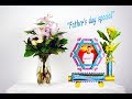 How to Make a Photo Frame  using Ice-Cream Stick || Father&#39;s Day Greeting