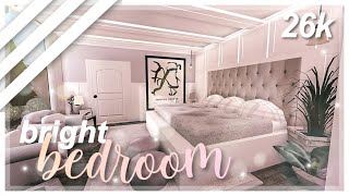 Bright Bedroom SPEEDBUILD (26k) | Welcome to Bloxburg