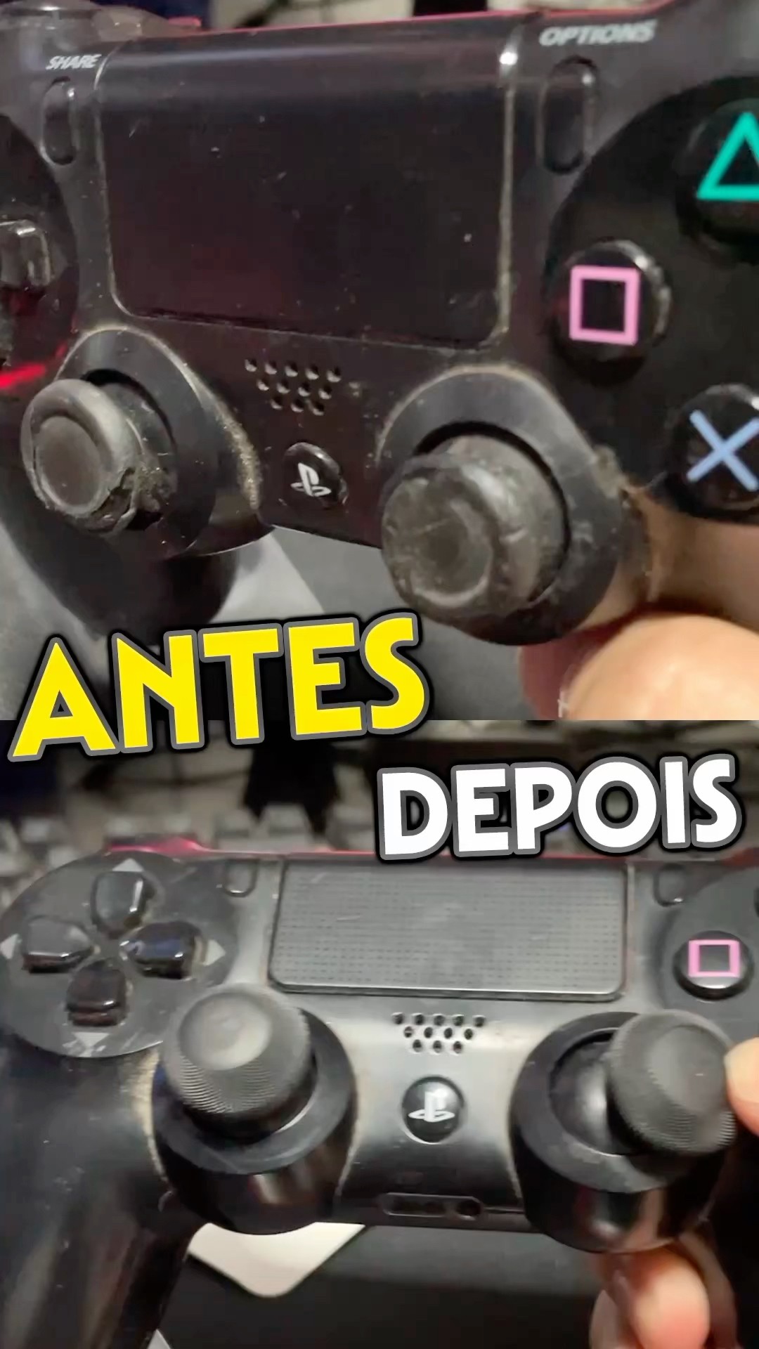 Como concertar o controle do Análogico de vídeo game - PlayStation Xbox Nintendo Switch