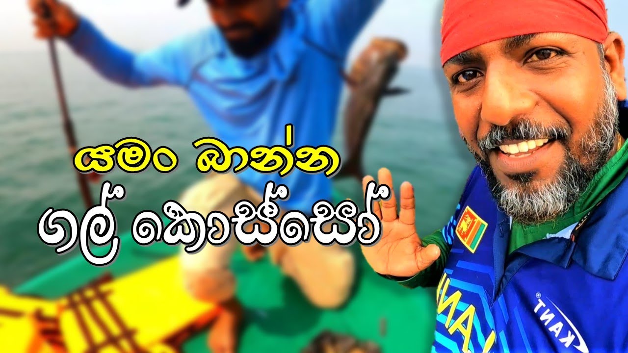 ගල් කොස්සන් බාන්න මුහුදු ගියා @wishwatiyubaya 🎣😎🐠