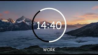 ADHD BRAIN? START HERE | 3 Hour Silent Pomodoro (25/5) Productivity Timer