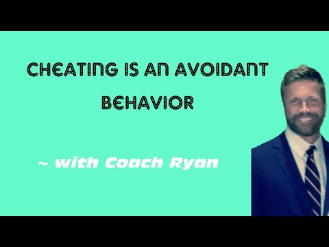 Cheating is an avoidant behavior