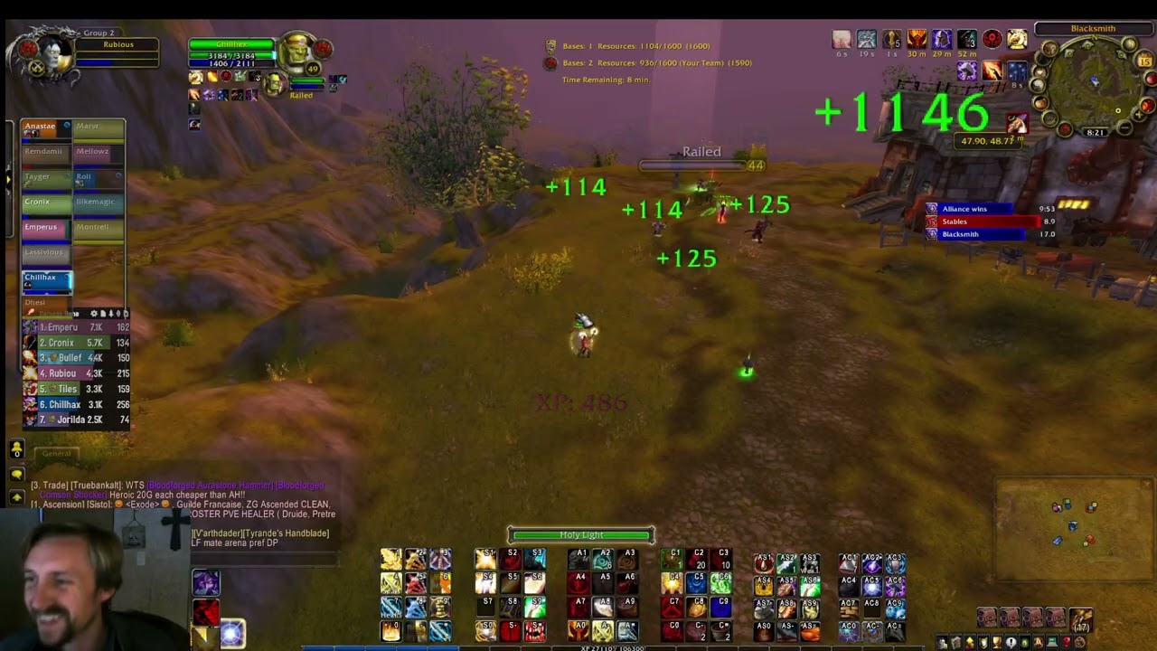 Ascension Bronzebeard Gameplay-Rubious Lvl 43 pally--Twist of Faith seems much better