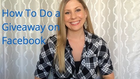 How To Do a Giveaway on Facebook