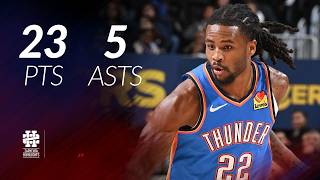 Cason Wallace 23 pts 5 asts vs Pistons 25/26 season