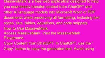 ChatGPT Assignment Hack: Convert to Word & PDF - Massive Mark Boost!
