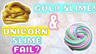 DIY Gold Slime and Unicorn Putty Slime | Magic Time | Slime Factory!!!