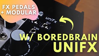 Combining Modular Synth + Effect Pedals (& More!)—w/ Boredbrain UniFX