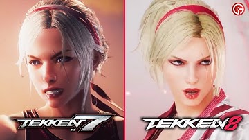 Lidia Sobieska in Tekken 8 vs Tekken 7🔥Trailers Comparison