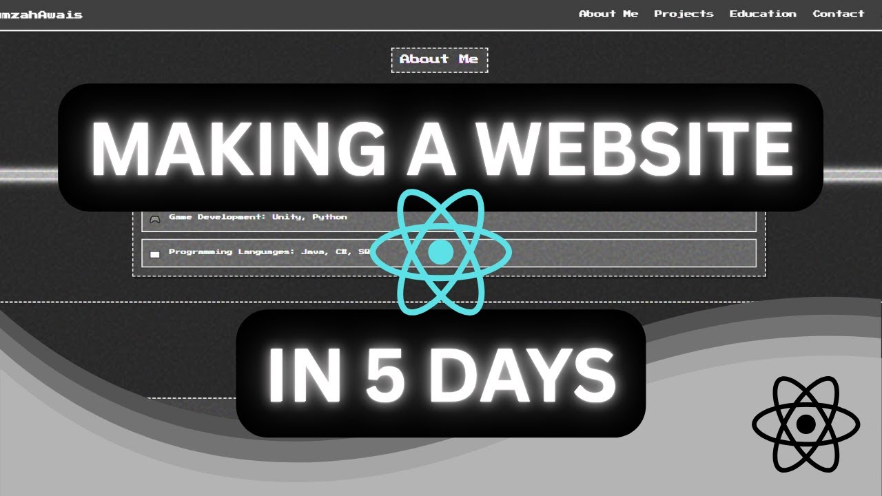 how i made a website in 5 days