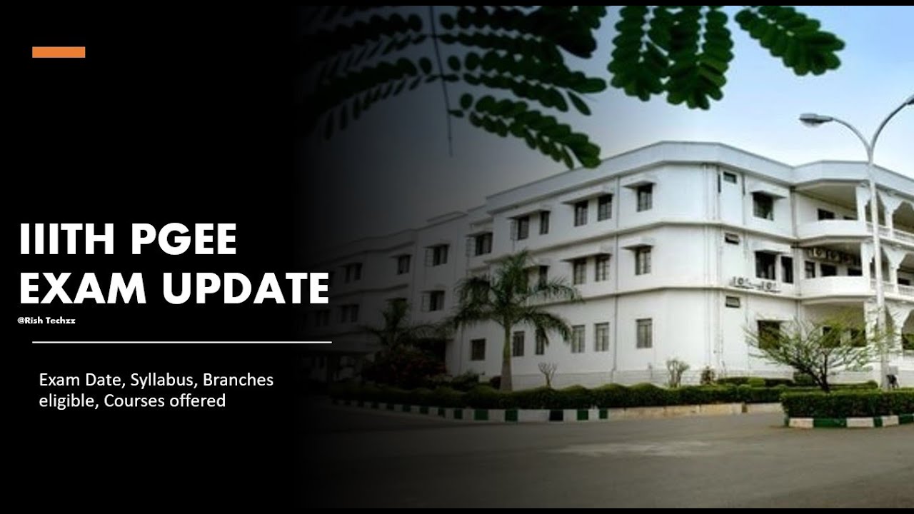 IIITH PGEE 2022 EXAM || NON-GATE BEST OPPORTUNITY