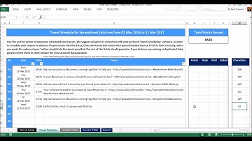OLD Excel Your Tweets - Demo Video