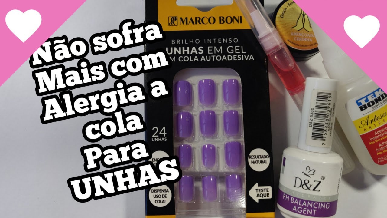 COMO FAZER A UNHA POSTIÇA NÃO SOLTAR | TESTANDO UNHAS MARCO BONI  AUTOADESIVA - YouTube