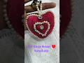 DIY Easy Heart Keychain♥️#handcraft #shorts #art #diy |Heart Keychain♥️ #craft