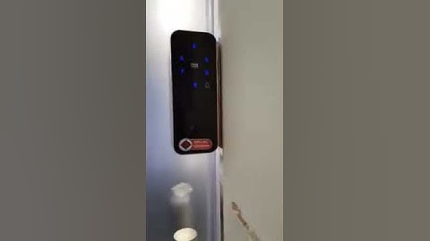 Khóa vân tay cửa kính lùa khóa thẻ từ