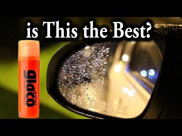 See the magic of our Glaco Mirror Coat Zero. Serious water repellent for  your mirrors. Water literally just bounces right off! Available…
