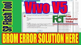 Vivo V5 (1601)  BROM ERROR SOLUTION HERE [STATUS_BROM_CMD_DA_FAIL (0xC0060003)]