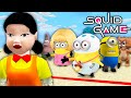 SQUID GAME SCARY DOLL in MINECRAFT vs MINIONS TOM AND JERRY SPONGEBOB GREEN LIGHT 오징어 게임 - Gameplay