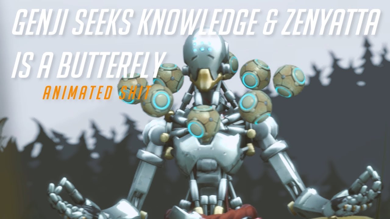 Genji Seeks Knowledge & Zenyatta Is A Butterfly