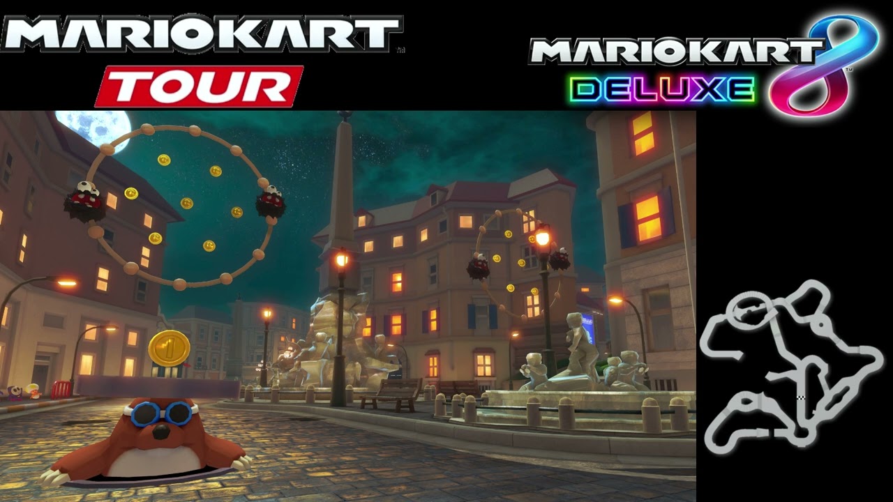 Tour Rome Avanti Mashup EXTENDED Mario Kart 8 Deluxe